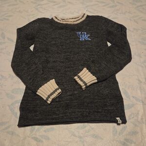 Men's Crewneck Sweater - Black and Cream